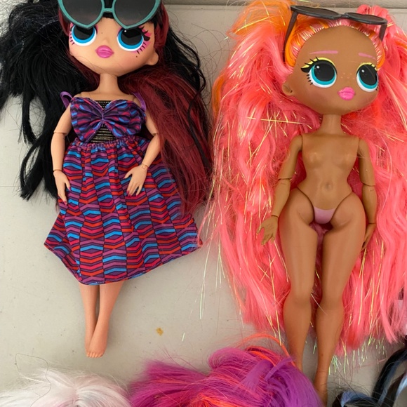 6 LOL Surprise 9” Dolls and 3 LOL 7” Dolls. Total: 9 dolls lot - Picture 2 of 13